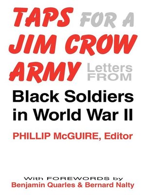cover image of Taps For a Jim Crow Army